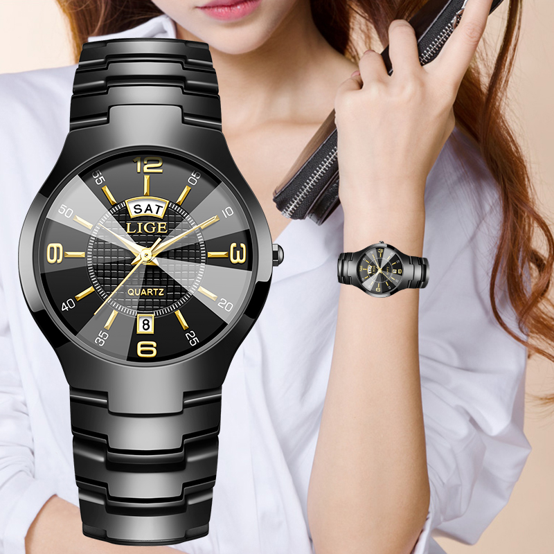 Luxury Watch Dial - LIGE 패션 우아한 여성용 손목시계 럭셔리