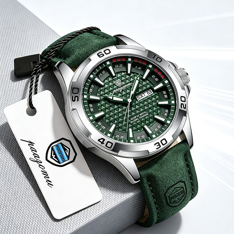 Luxury Watch Mockup - PAAZOMU 럭셔리 브랜드 남성 시계 패션