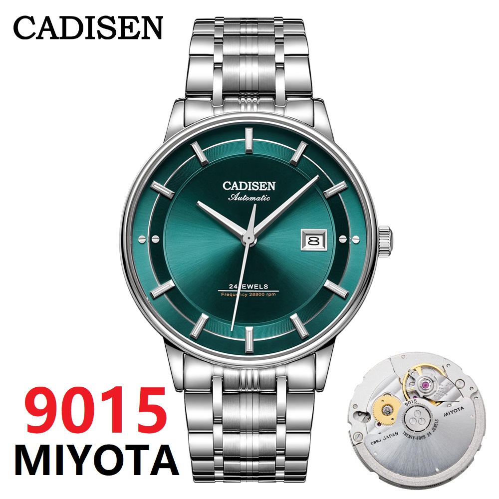 Luxury Watch Japan Brand - CADISEN 초박형 기계식 손목 시계 일본