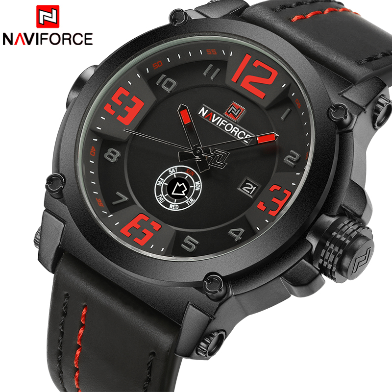 Luxury Watch Holder For Men - 탑 브랜드 럭셔리 NAVIFORCE 남자 스포츠