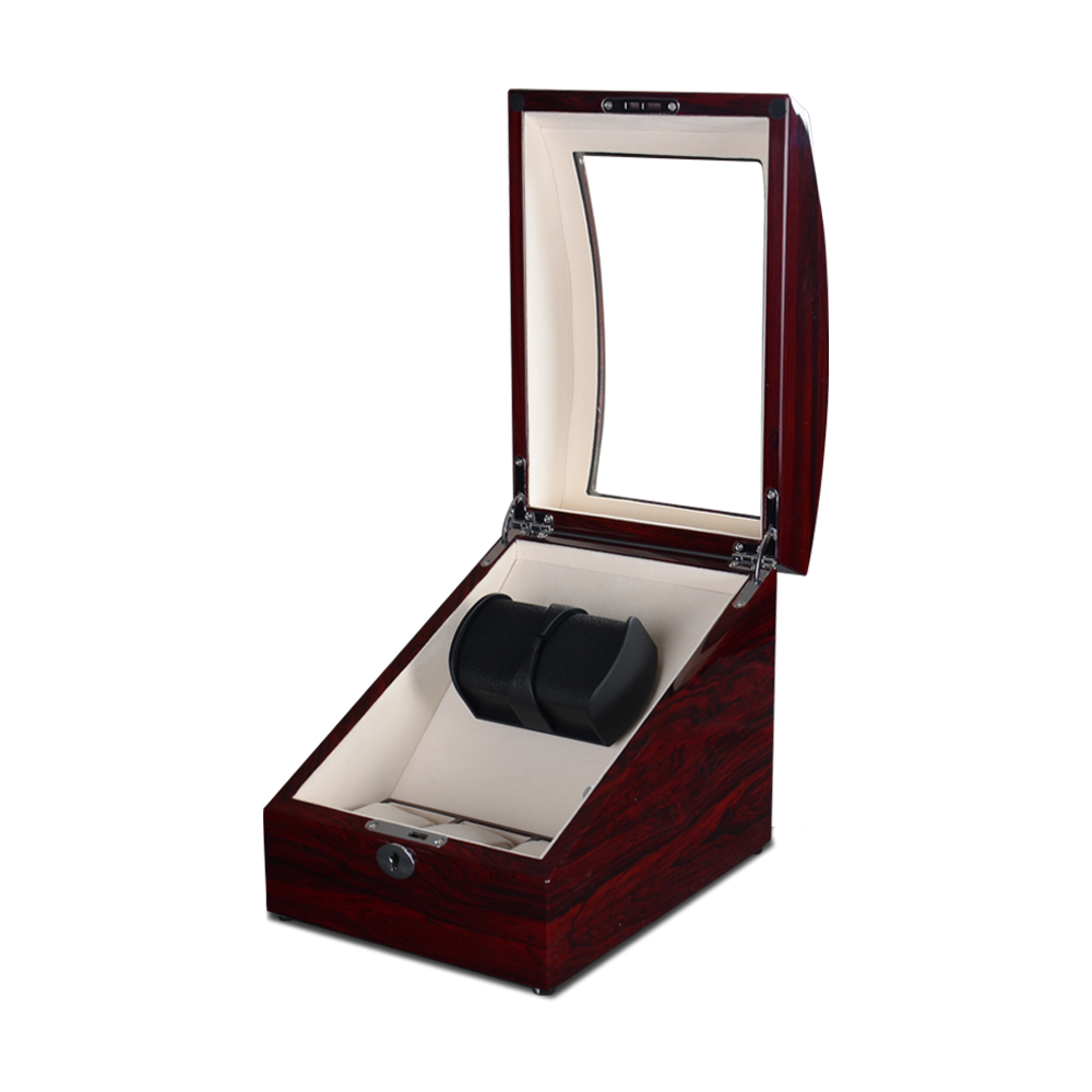 Quiet Luxury Watch Men - 2+2 시계 와인더 박스 고급 원목
