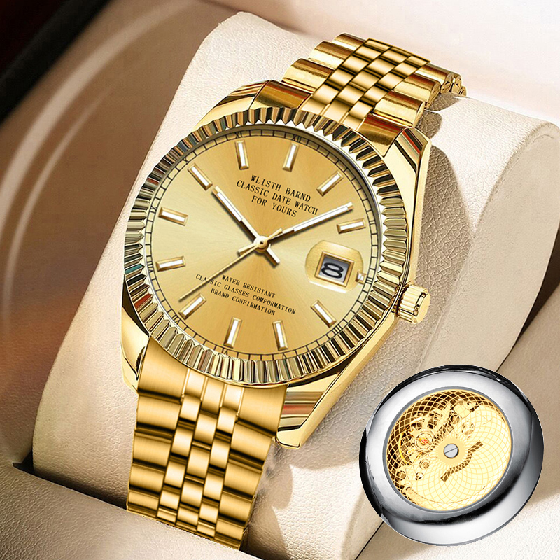 Luxury Watch Trading - 남성용 방수 기계식 쿼츠 시계, 나비