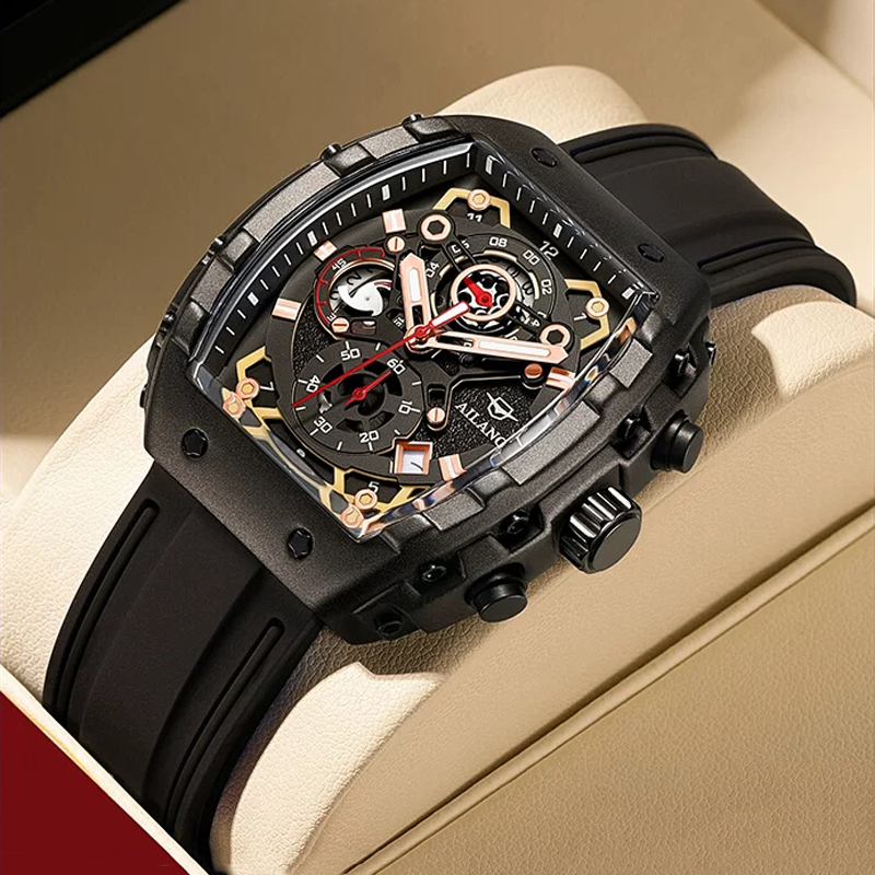 Luxury Watch Trends 2025 - AILANG 남성용 방수 고무 스트랩 시계,