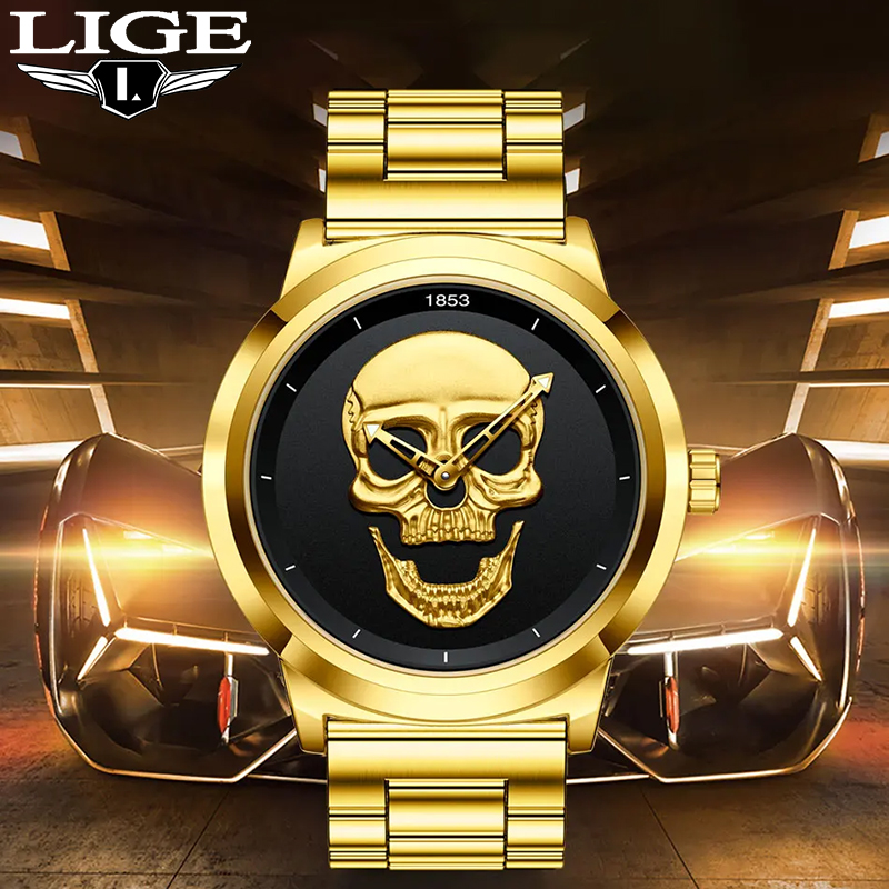 Luxury Watch Holder For Men - LIGE 탑 럭셔리 브랜드 쿼츠 남자