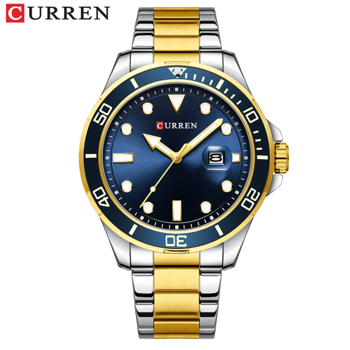 CURREN 뉴 그린 워터 고스트 시리즈 브랜드 하이엔 - Luxury Watch For Men 리뷰 및 가격