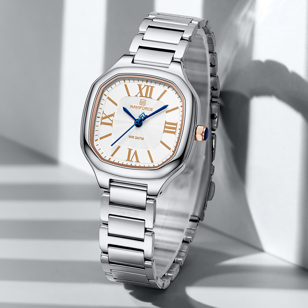 NAVIFORCE 럭셔리 여성용 시계 스퀘어 다이얼 쿼 - Luxury Watch Casio 리뷰 및 가격