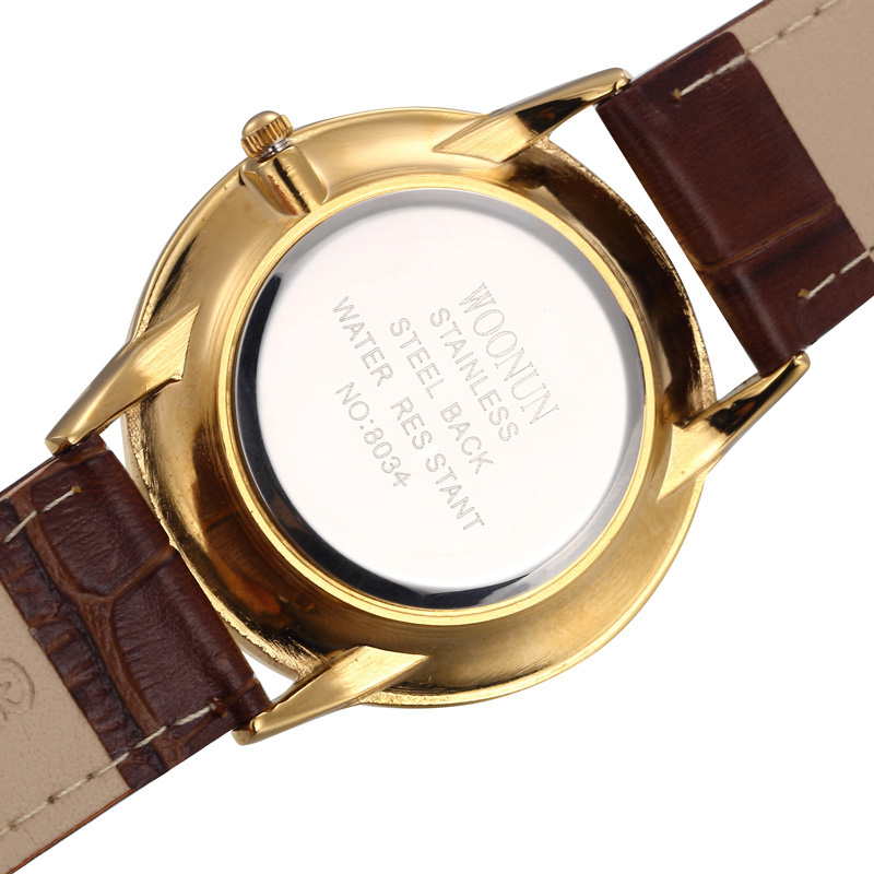 2020 WOONUN 남성용 럭셔리 골드 시계, 방수  - Luxury Watch Holder For Men 리뷰 및 가격