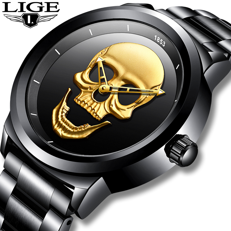 LIGE 스포츠 남성 시계 남성용 톱 브랜드 럭셔리 쿼 - Luxury Watch Mockup 리뷰 및 가격