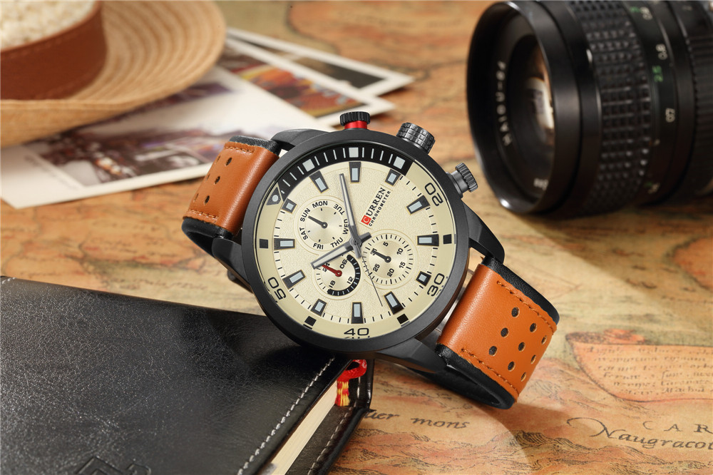 2017 CURREN 세련된 남성 시계, 럭셔리 브랜드 - Luxury Watch Holder For Men 리뷰 및 가격