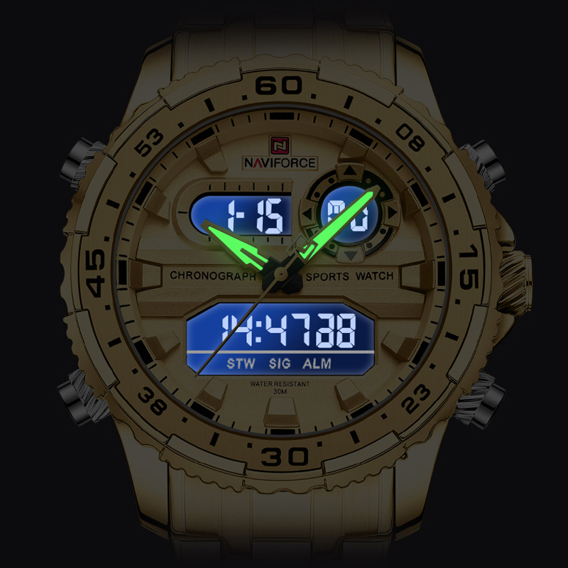 NAVIFORCE 남성용 쿼츠 시계 럭셔리 무역 군사  - Luxury Watch Trading 리뷰 및 가격