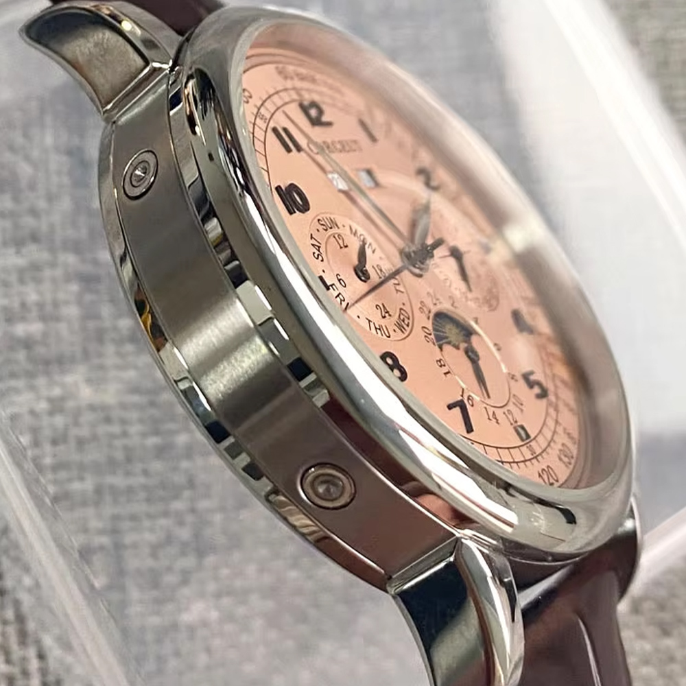남성용 ST1655 무브먼트 문페이즈 오토매틱 시계 레 - Automatic Pilot Watch 리뷰 및 가격