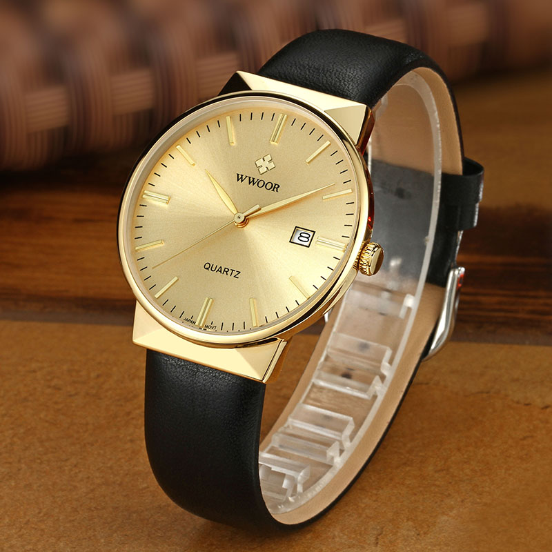 WWOOR 남성 시계 탑 브랜드 명품 방수 정품 가죽  - Luxury Watch Holder For Men 리뷰 및 가격