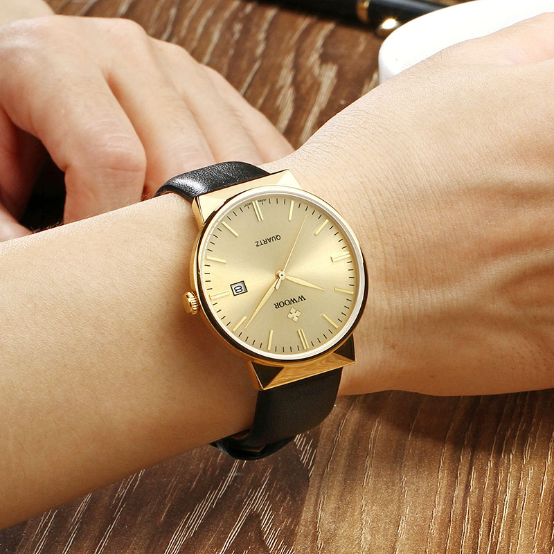 WWOOR 남성 시계 탑 브랜드 명품 방수 정품 가죽  - Luxury Watch Holder For Men 리뷰 및 가격