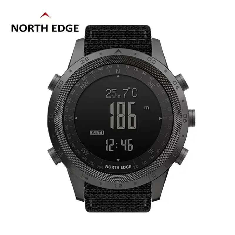 남성용 디지털 시계 노스 엣지 데저트 아웃도어 스포츠  - Compass Watch Luxury 리뷰 및 가격
