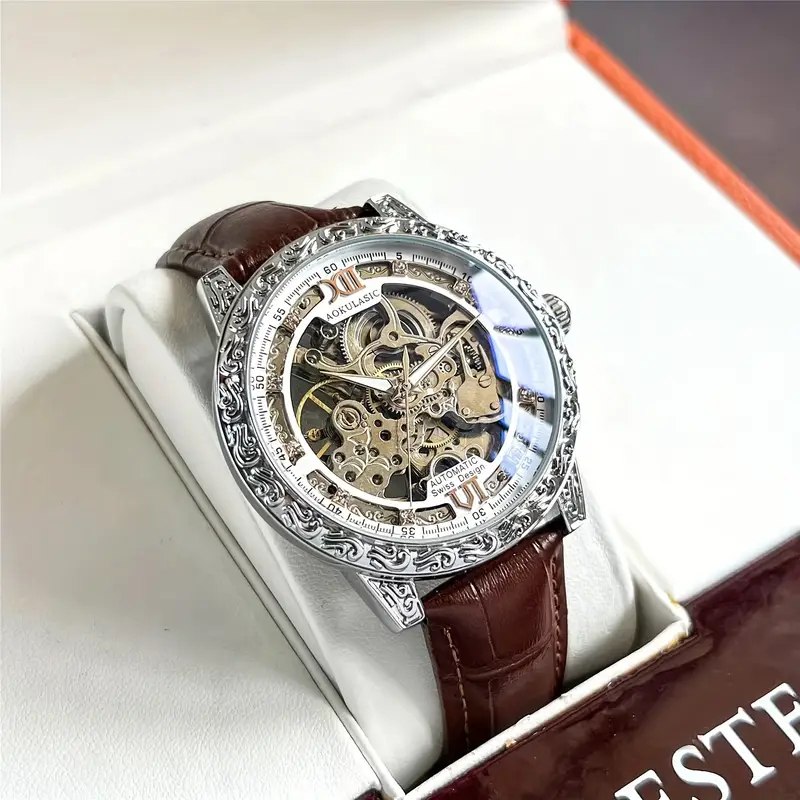 남성용 새로운 고급 경량 럭셔리 할로우 오토매틱 기계식 - Luxury Watch Values 리뷰 및 가격