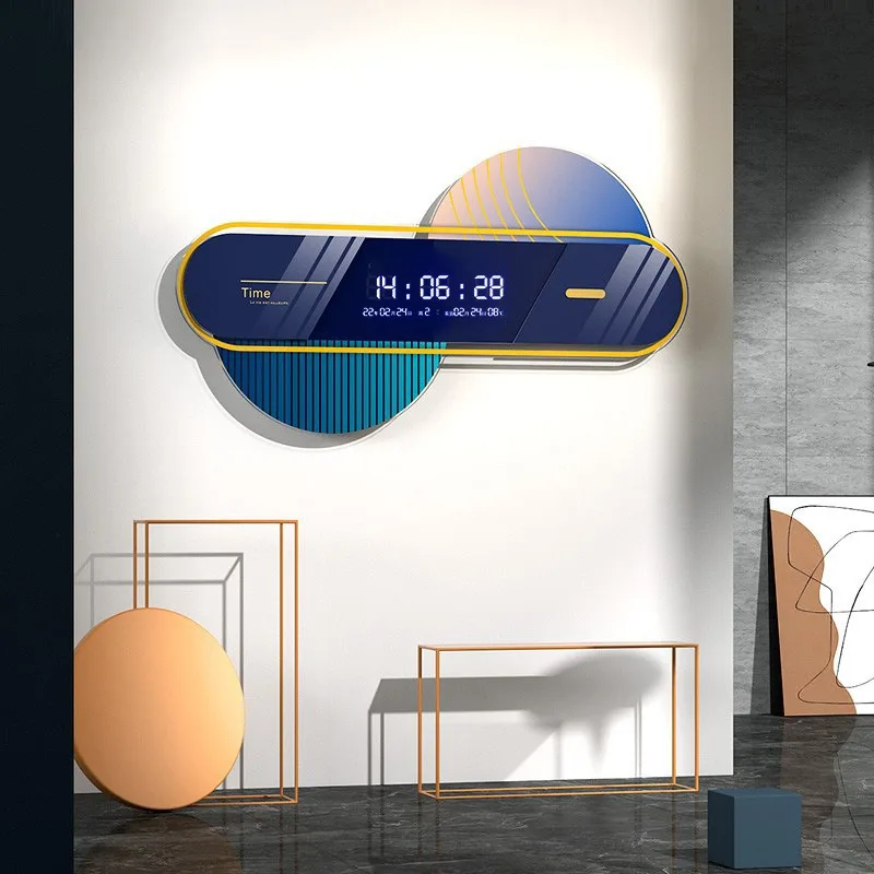 창의적인 고급 벽시계, 모던 디자인 전자 디지털 무소음 - Luxury Watch China 리뷰 및 가격