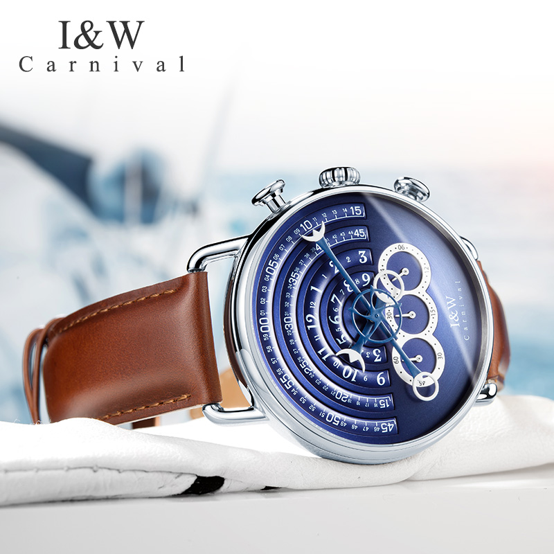 새로운 스위스 I&W 카니발 럭셔리 브랜드 다기능 스포 - Luxury Watch Japan Brand 리뷰 및 가격