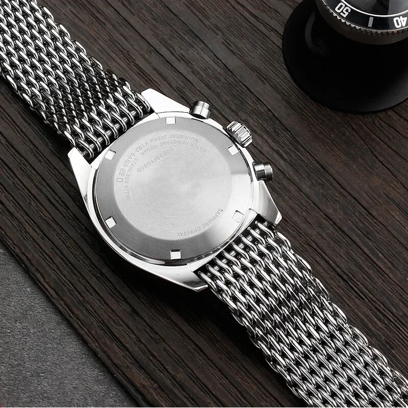 세이코 다이빙용 메쉬 솔리드 스테인레스 스틸 시계 밴드 - Luxury Watch Rolex 리뷰 및 가격