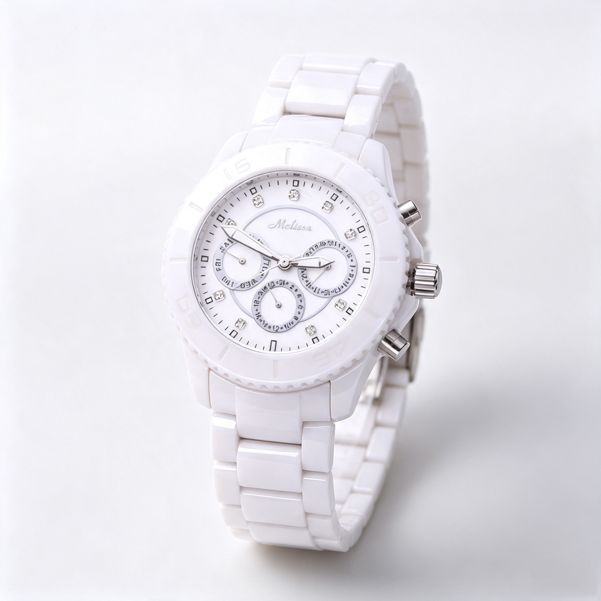 세일!!! 할인 멜리사 세라믹 크리스탈 회전 로즈 카멜 - Luxury Watch Sale 리뷰 및 가격