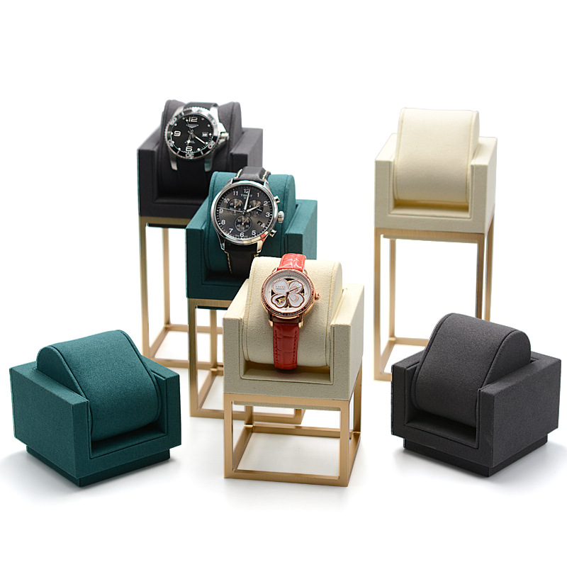 매장 쇼윈도용 전문 시계 진열대, 짙은 녹색 마감의 금 - Luxury Watch Level 리뷰 및 가격