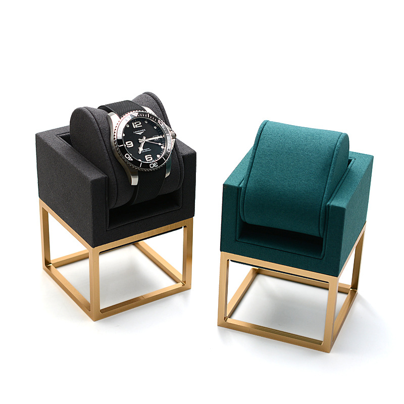 매장 쇼윈도용 전문 시계 진열대, 짙은 녹색 마감의 금 - Luxury Watch Level 리뷰 및 가격