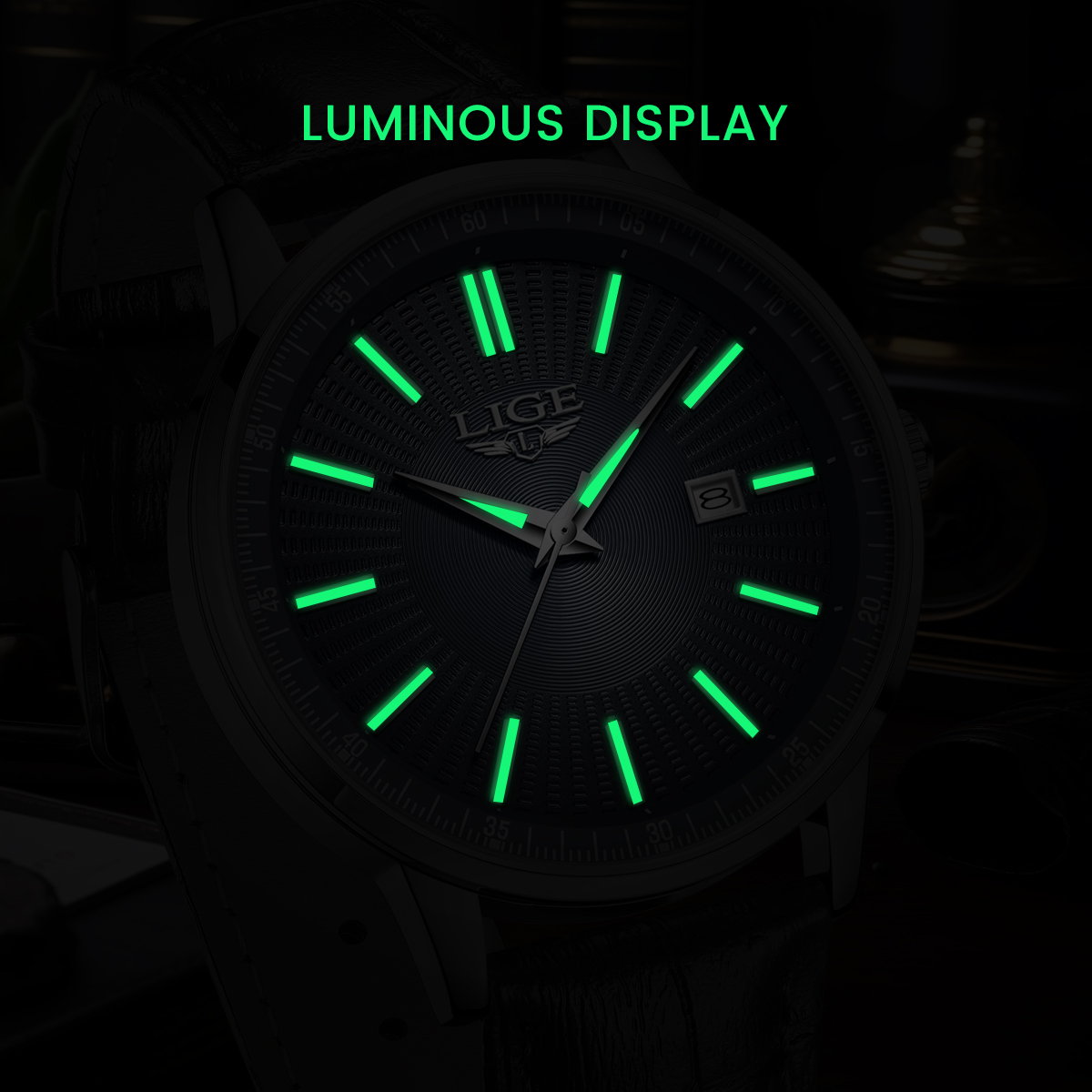 LIGE 최고급 브랜드 남성용 시계 비즈니스 가죽 쿼츠 - Luxury Watch Holder For Men 리뷰 및 가격