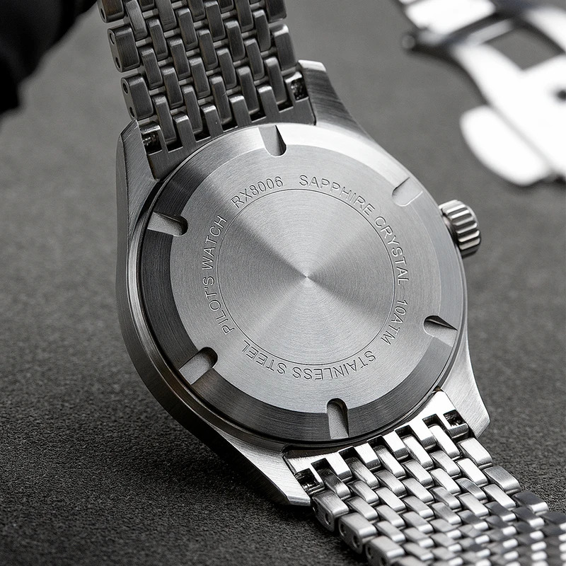 헤스터 오토매틱 메카니컬 시계 파일럿 남성용 38mm  - Automatic Pilot Watch 리뷰 및 가격
