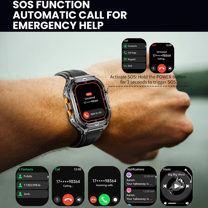 럭셔리 AMOLED 스마트워치, 실제 GPS 탑재, 5 - Compass Watch Luxury 리뷰 및 가격