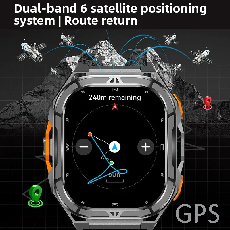 럭셔리 AMOLED 스마트워치, 실제 GPS 탑재, 5 - Compass Watch Luxury 리뷰 및 가격