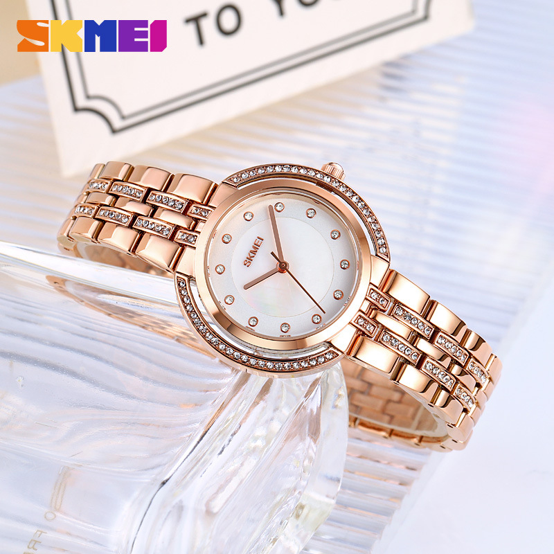 여성용 팔찌 쿼츠 시계 고급 라인스톤 다이얼 아연 합금 - Luxury Watch Dial 리뷰 및 가격
