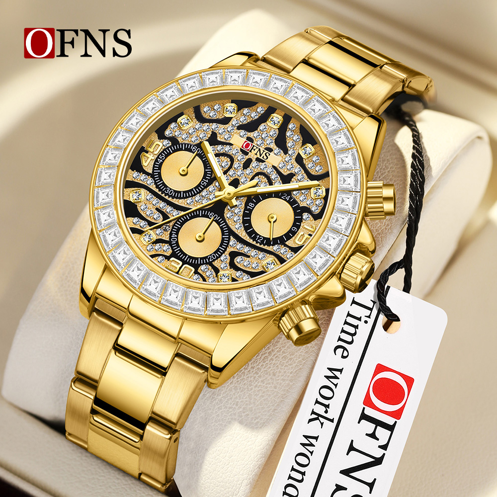 OFNS 7111 비즈니스 남성용 3안 6핀 쿼츠 시계 - Luxury Watch Trends 2025 리뷰 및 가격