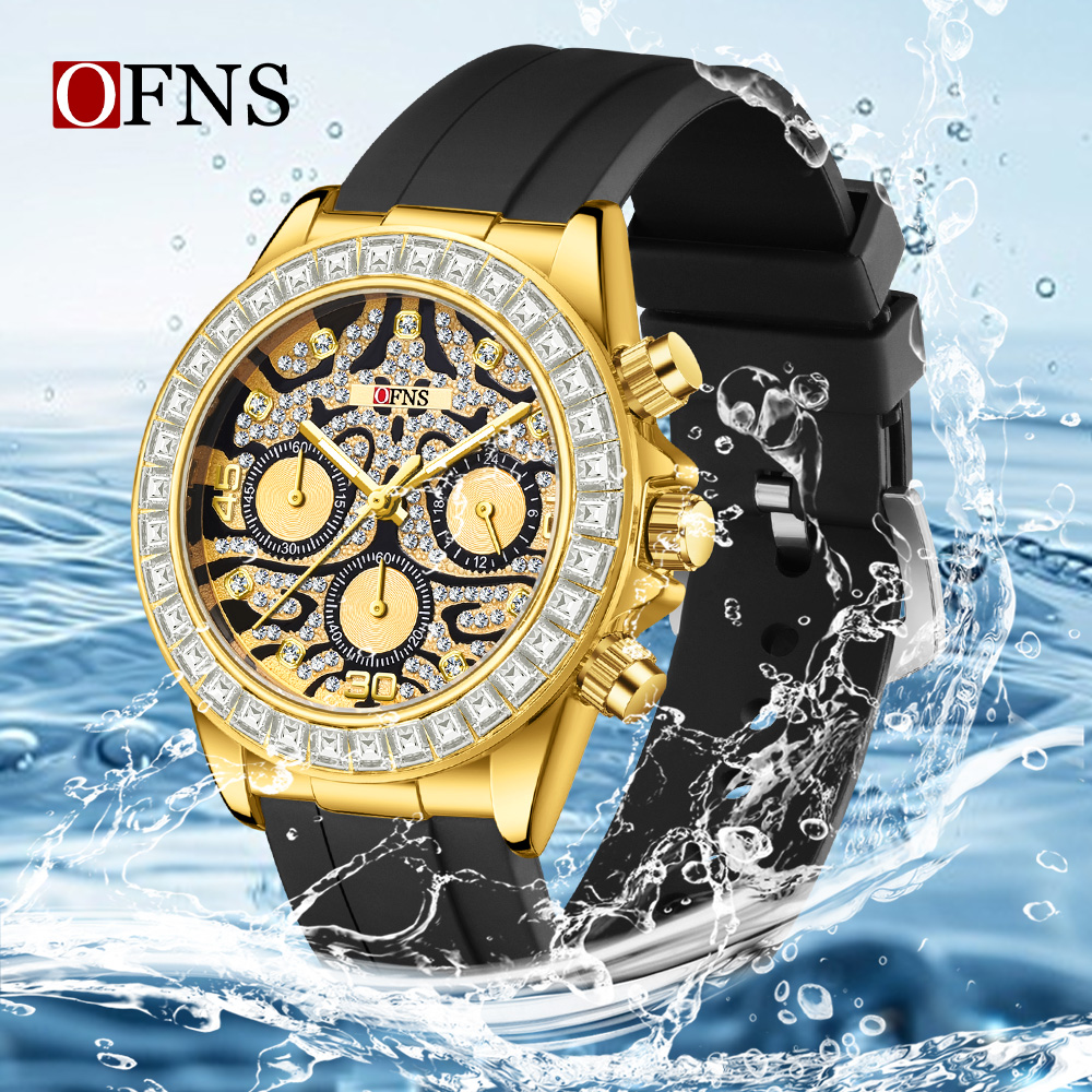 OFNS 7111 비즈니스 남성용 3안 6핀 쿼츠 시계 - Luxury Watch Trends 2025 리뷰 및 가격
