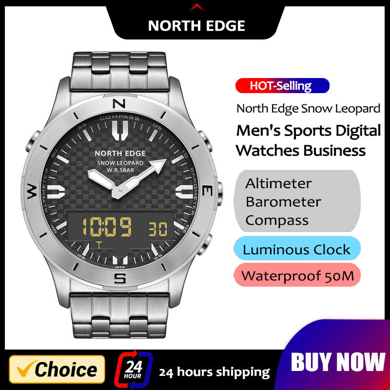NORTH EDGE 남성용 스포츠 디지털 시계 방수 5 - Compass Watch Luxury 리뷰 및 가격